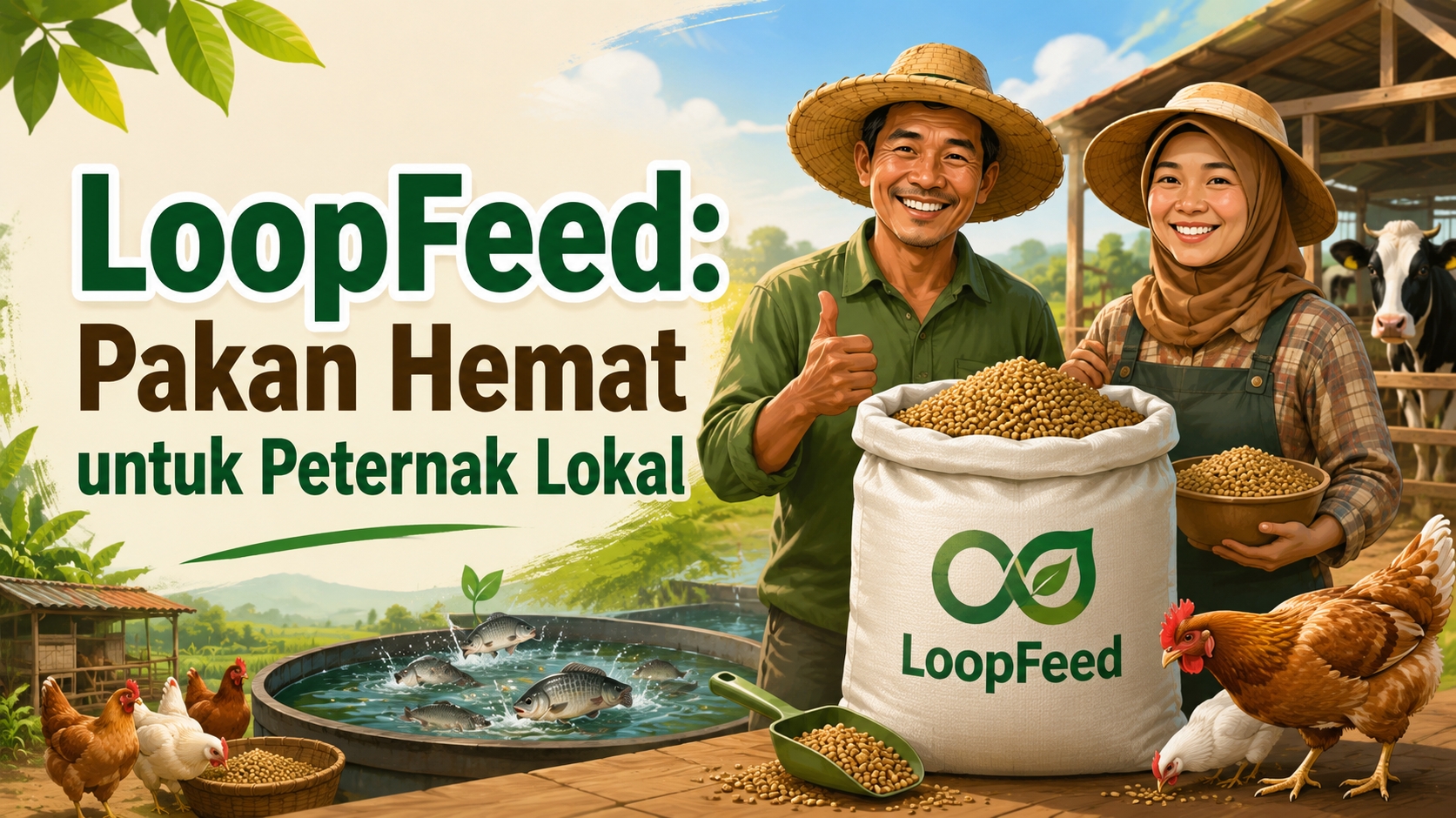 LoopFeed: Pakan Hemat untuk Peternak Lokal